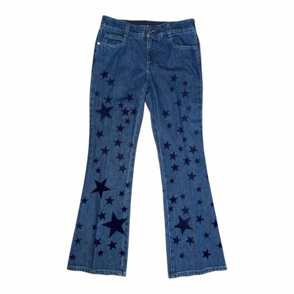 Stella McCartney Star Print Flared Jeans – Size 25